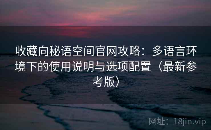 收藏向秘语空间官网攻略：多语言环境下的使用说明与选项配置（最新参考版）