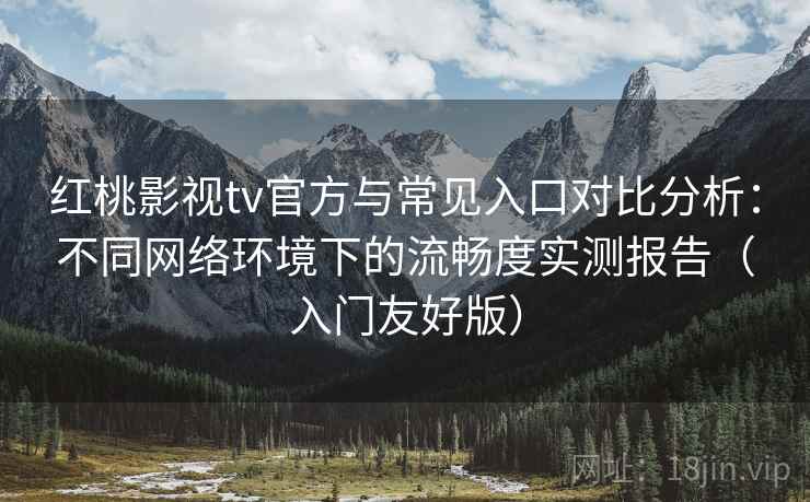 红桃影视tv官方与常见入口对比分析：不同网络环境下的流畅度实测报告（入门友好版）