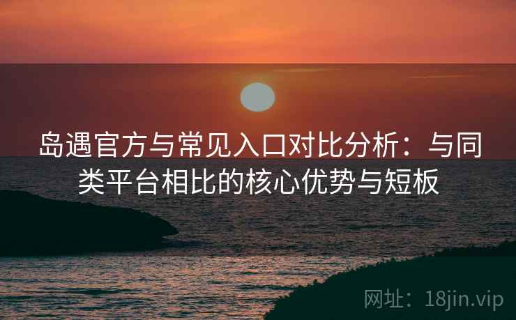 岛遇官方与常见入口对比分析：与同类平台相比的核心优势与短板